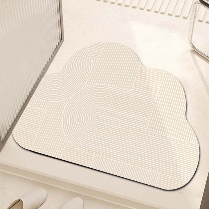 Decorative Cloud-Shaped Area Mat