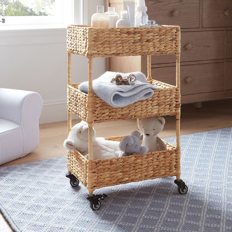 Multi-Tier Woven Storage Cart Kalsten
