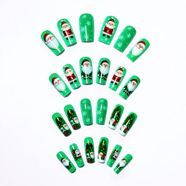 Artificial nails with Christmas motif Kalsten