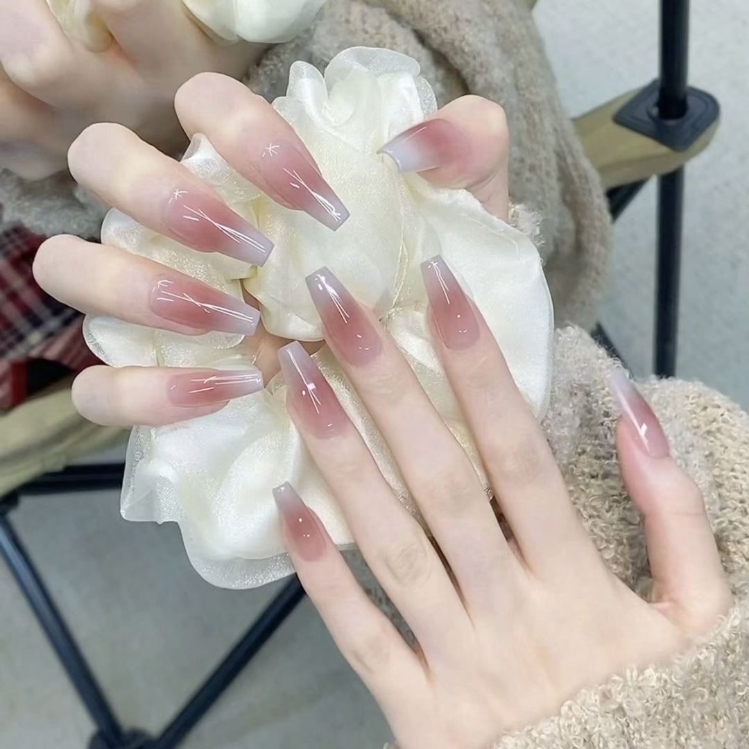 Elegant Long Press-On Nail Set