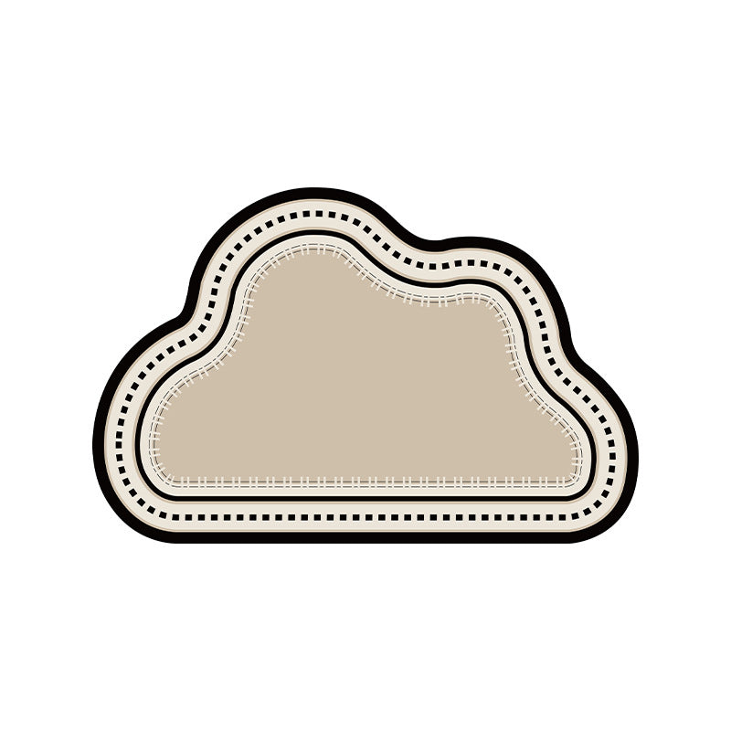 Soft Cloud-Shaped Bath Mat