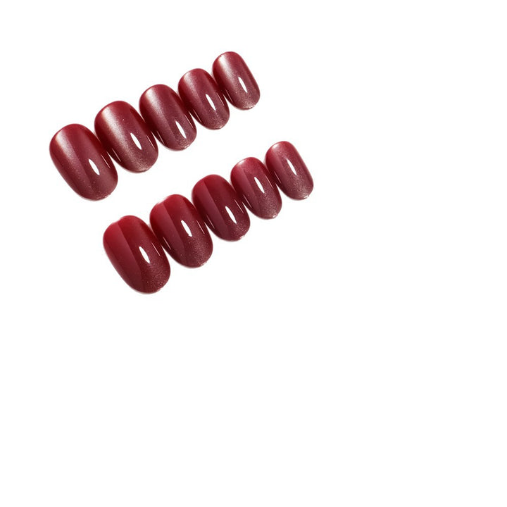 Glossy Almond-Shaped Press-On Nails Set Kalsten