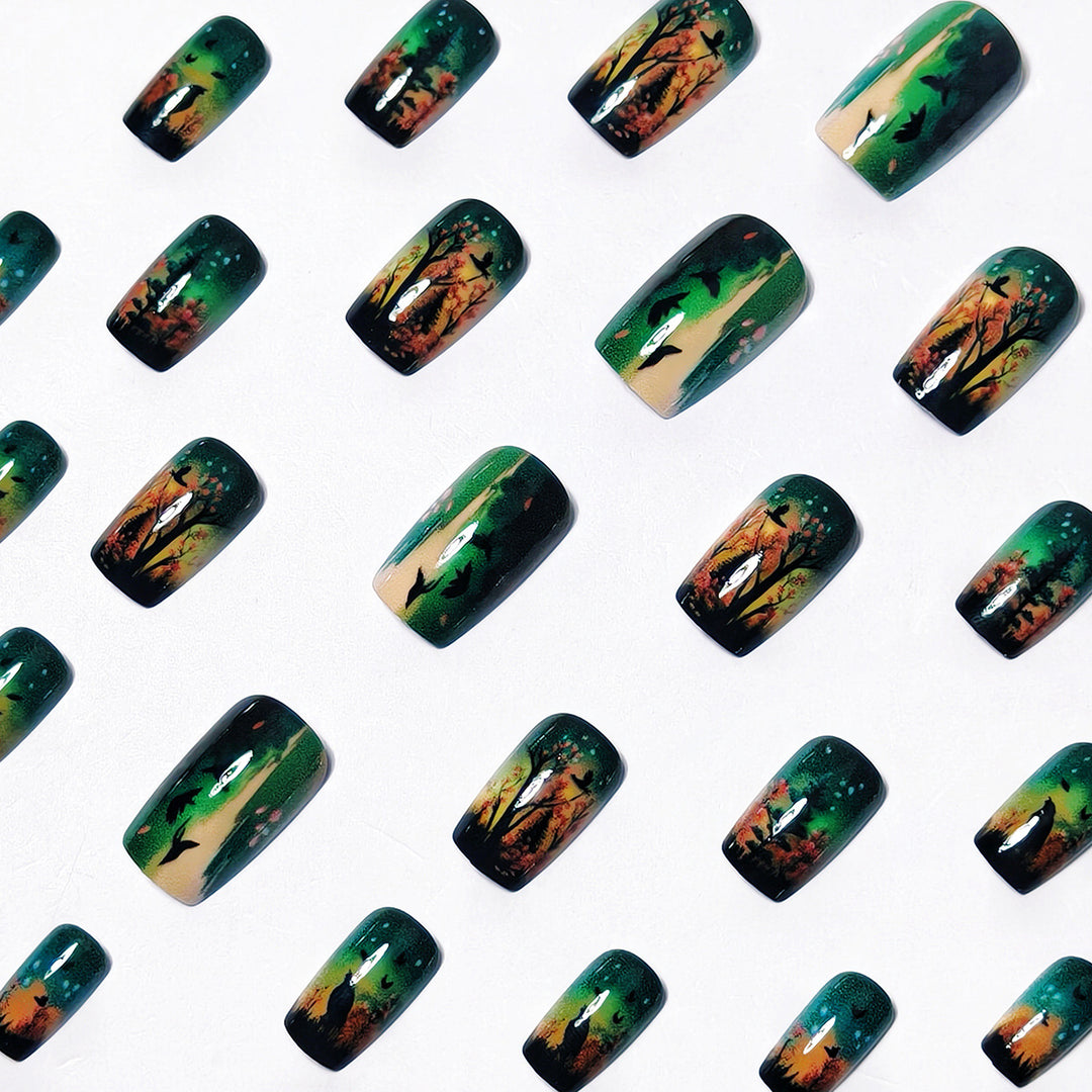Nature-Inspired Nail Art Set Kalsten