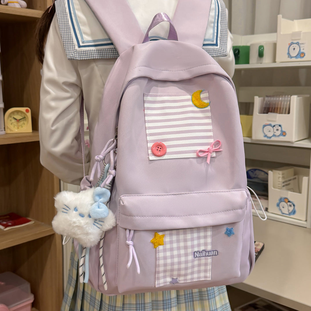 Cute Decorative School Backpack Kalsten