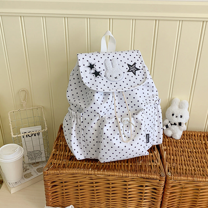 Cute Animal-Themed Polka Dot Backpack Kalsten