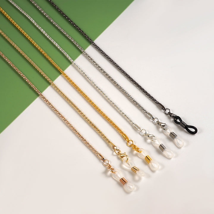 Elegant Gold Metal Eyewear Chain Kalsten