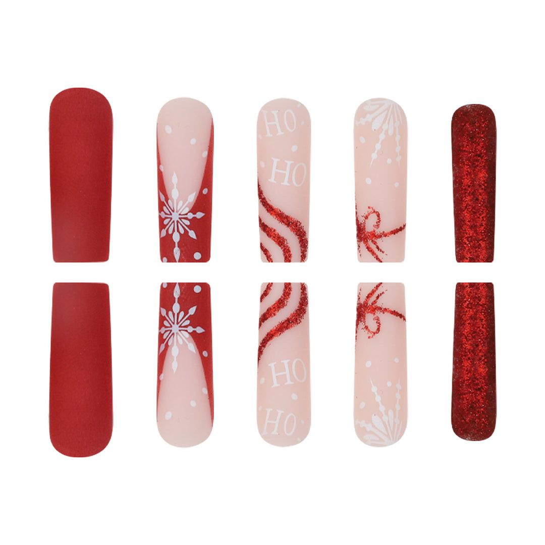 Festive Themed Press-On Nails Kalsten