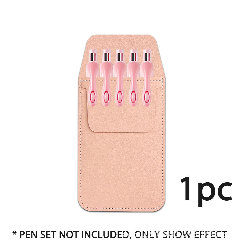 Stylish Leather Pencil Case Holder
