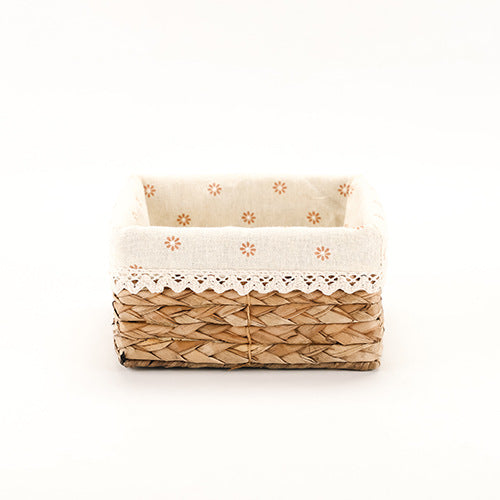 Eco-Friendly Fabric-Lined Storage Basket Kalsten