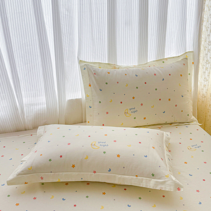 Flower Print Pillowcase Set