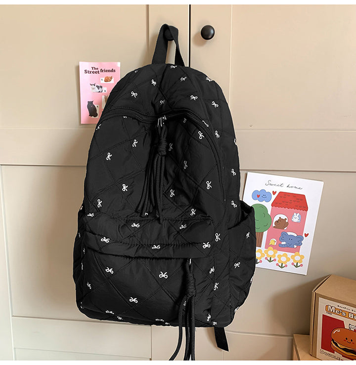 Quilted Embellished Backpack Kalsten