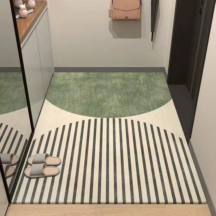 Abstract Shaped Floor Mat for Indoor Home Decor