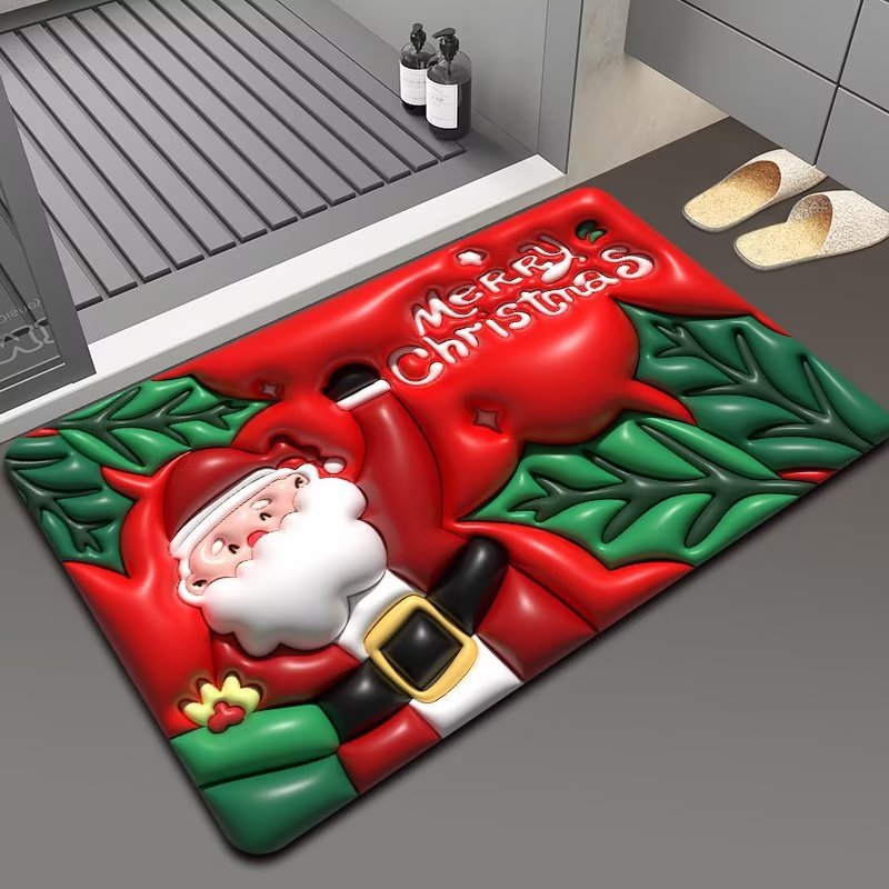 Christmas Themed Floor Mat Kalsten
