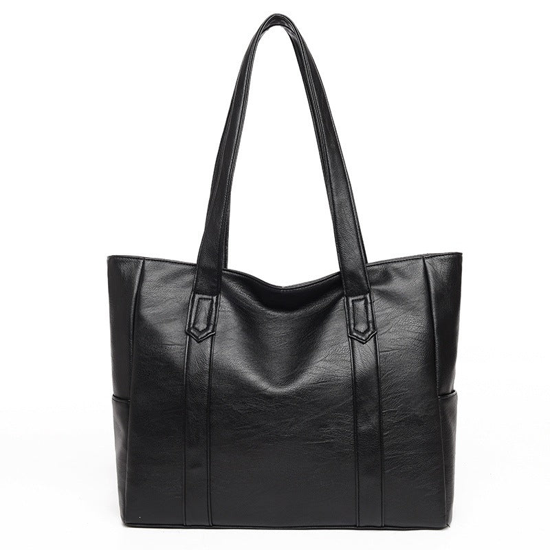 Stylish and Spacious Leather Bag Kalsten