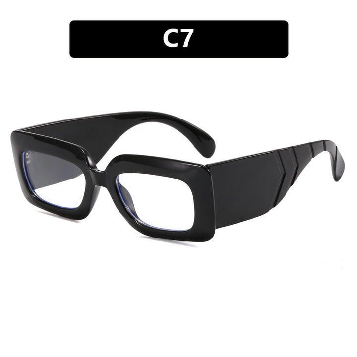 Women oversized sunglasses in fashionable snake leather look Kalsten