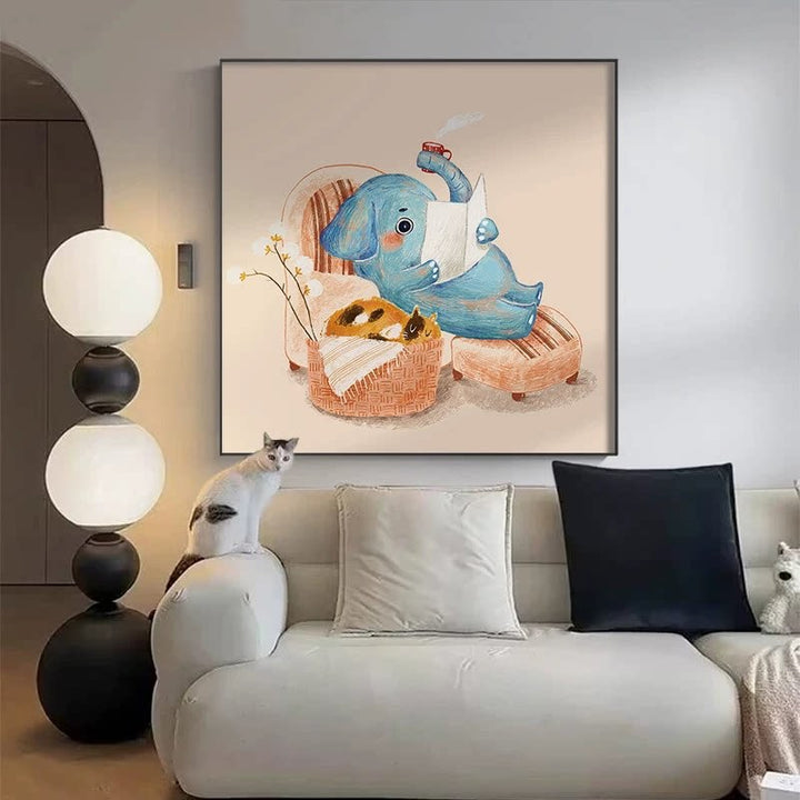 Whimsical Starry Childrens Wall Art