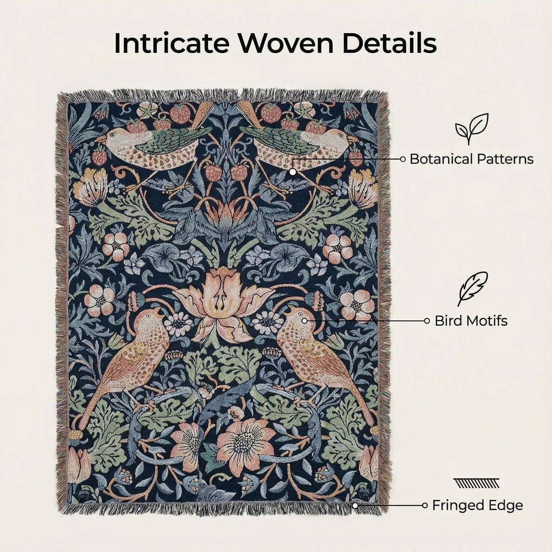 Artistic Pumpkin Pattern Throw Blanket