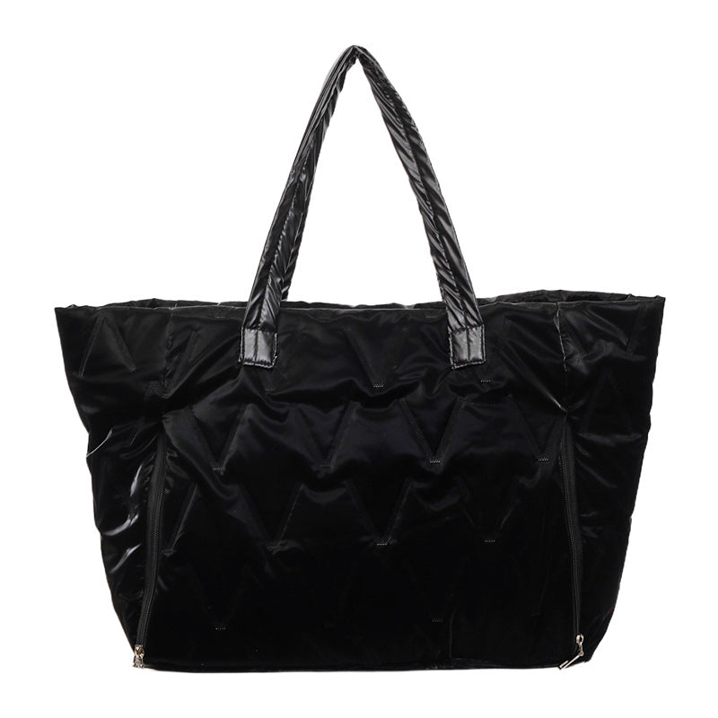Spacious Quilted Travel Tote Kalsten