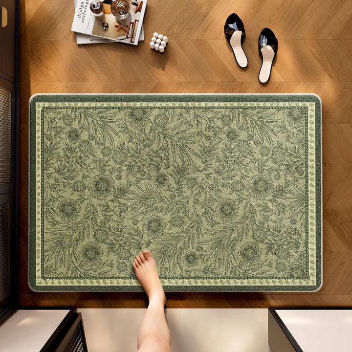 Floral Patterned Area Rug Kalsten