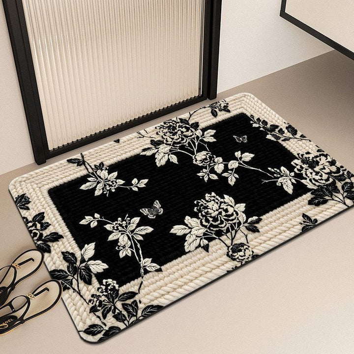 Decorative Butterfly-Themed Bath Mat Kalsten
