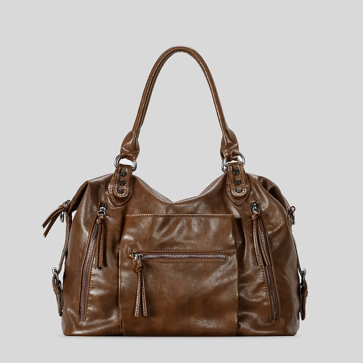 Luxurious Leather Hobo Bag