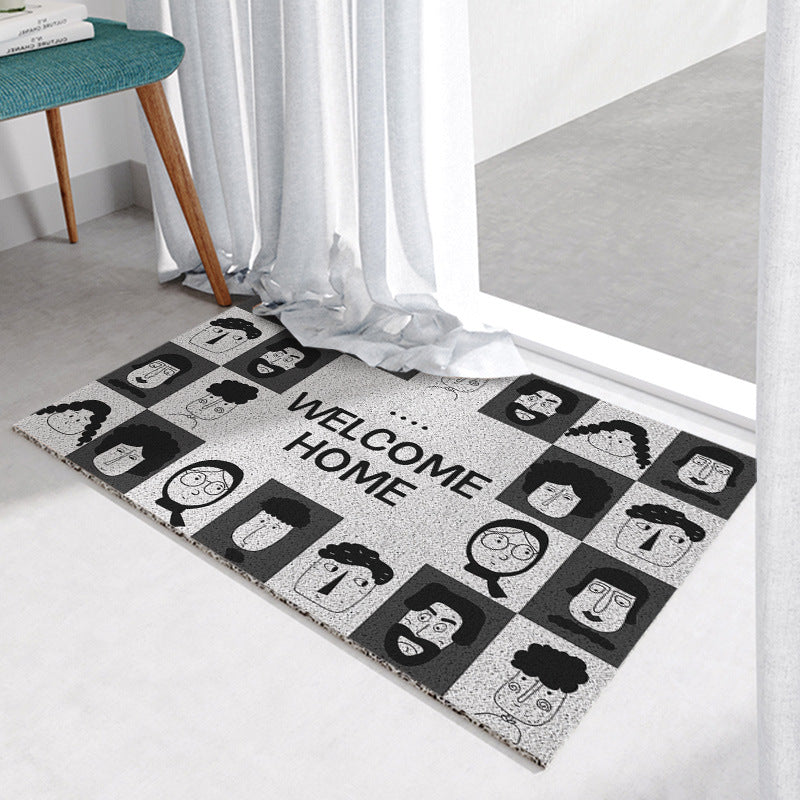 Whimsical Welcome Door Mat Kalsten
