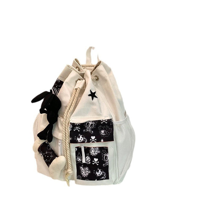 Playful Patterned Drawstring Backpack Kalsten