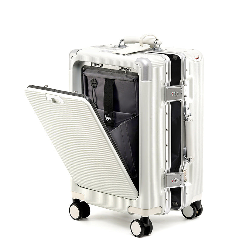 High-Tech Multi-Compartment Travel Suitcase