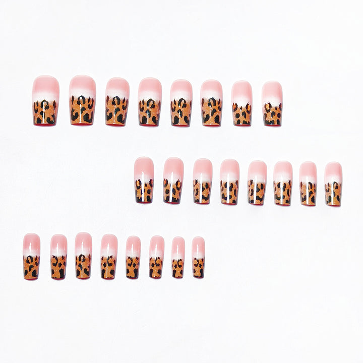 Designer Leopard Print Nail Art Kalsten