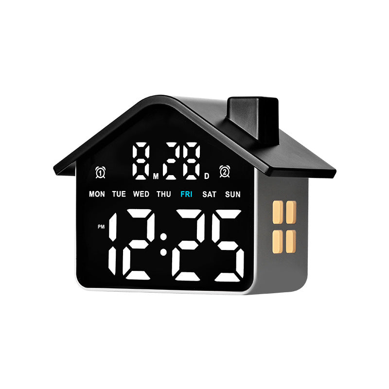 Digital Alarm Clock in Creative House Design Kalsten