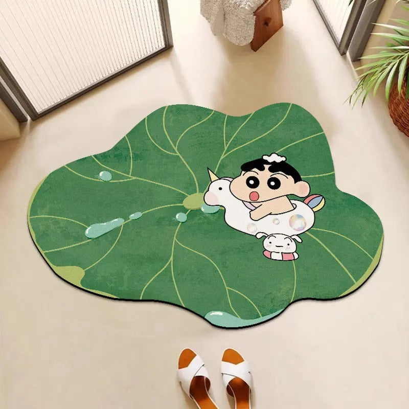 Playful Cartoon Bath Mat