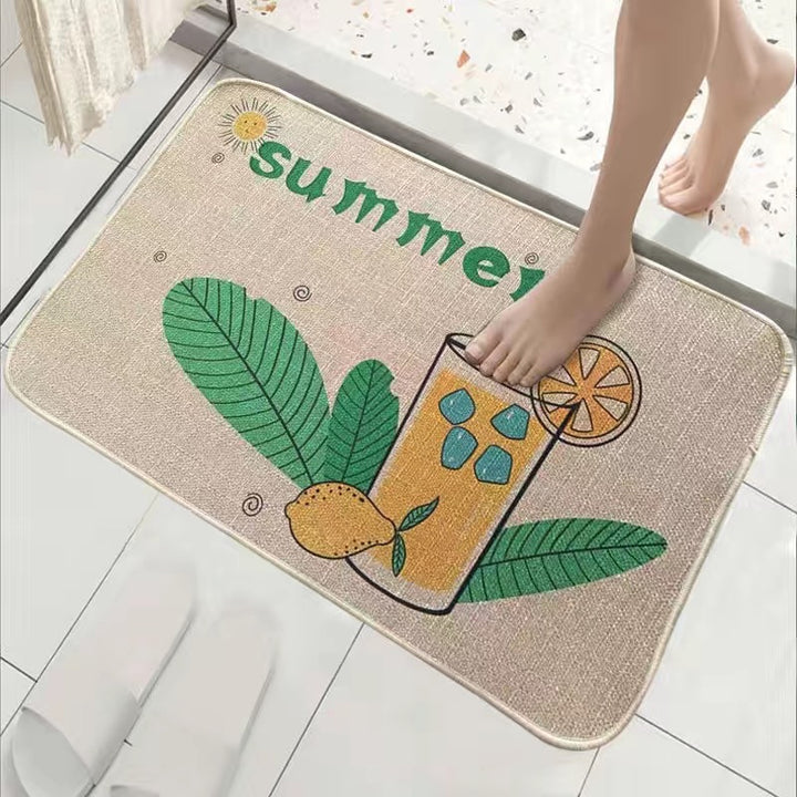 Cat-Themed Non-Slip Bath Mat