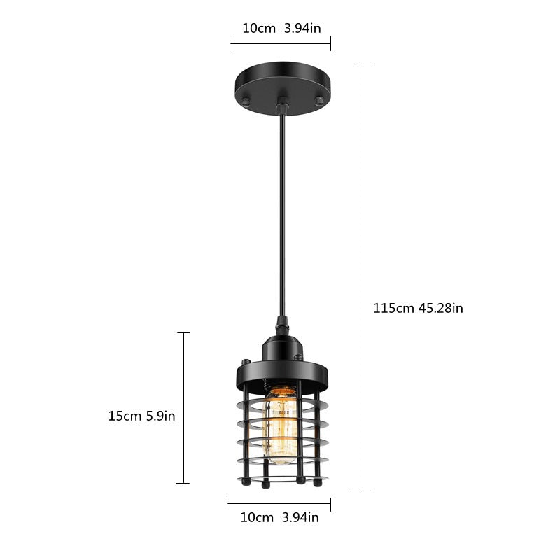 Industrial Style Hanging Pendant Light