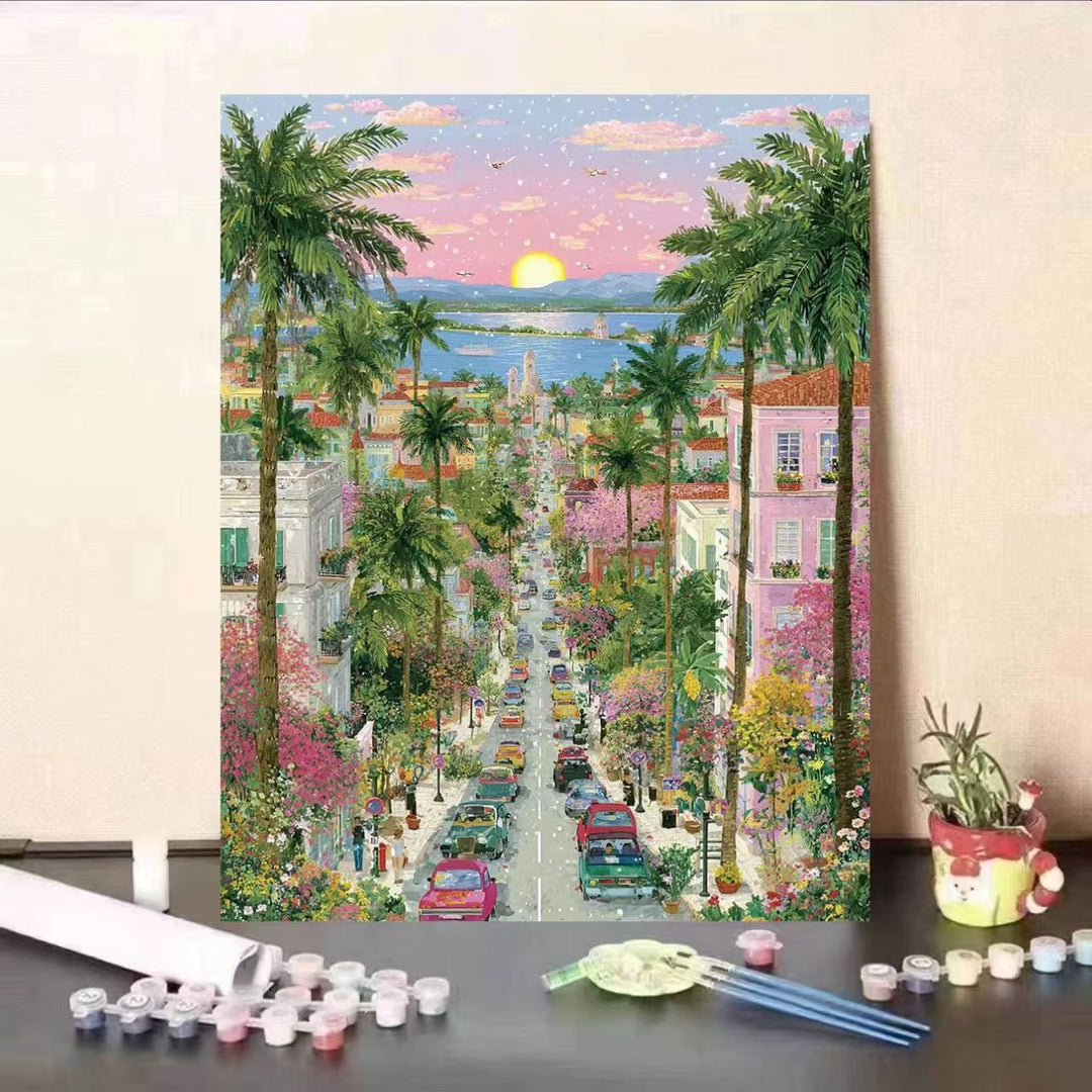 DIY Scenic Coastal Painting Kit Kalsten