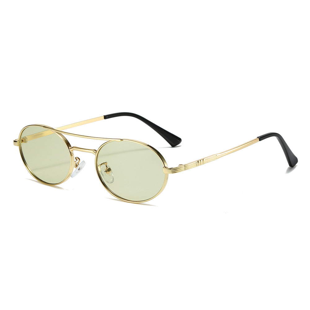 Women's Fashion Oval Sunglasses in Minimalist Design Kalsten