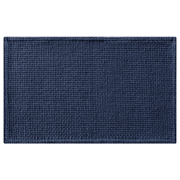 Textured Natural Fiber Bath Mat Kalsten