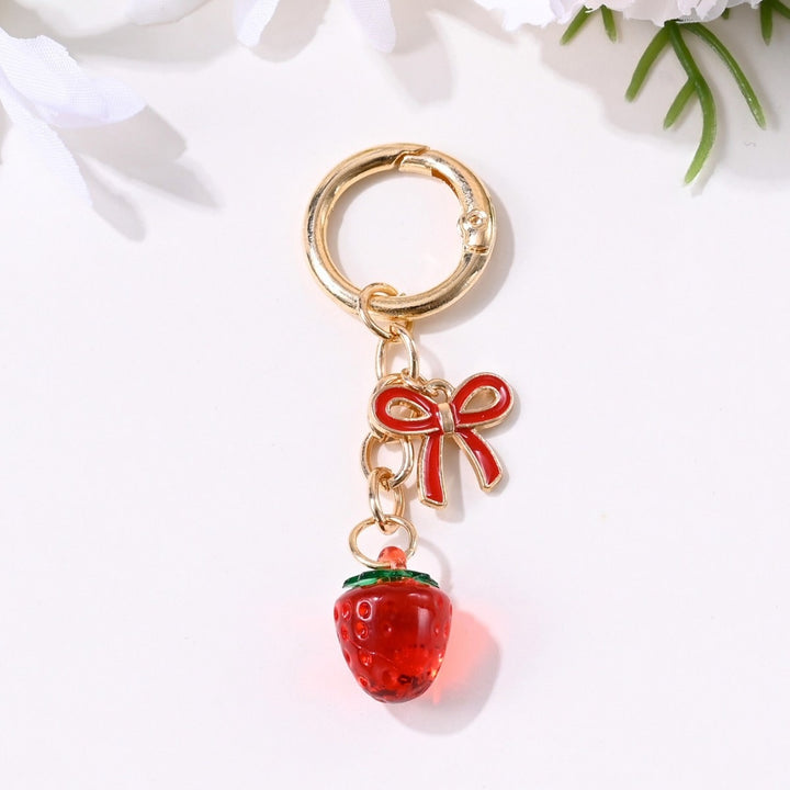 Keychain with Fruity Strawberry Design Kalsten
