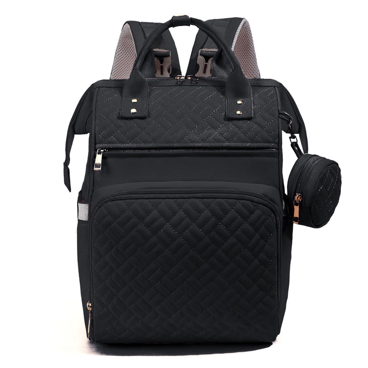 Elegant Multi-Functional Quilted Backpack Kalsten