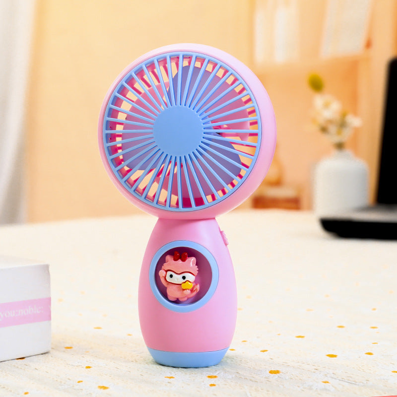 Women Portable Handheld Fan with Creative Animal Design Kalsten
