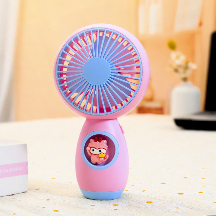 Women Portable Handheld Fan with Creative Animal Design Kalsten