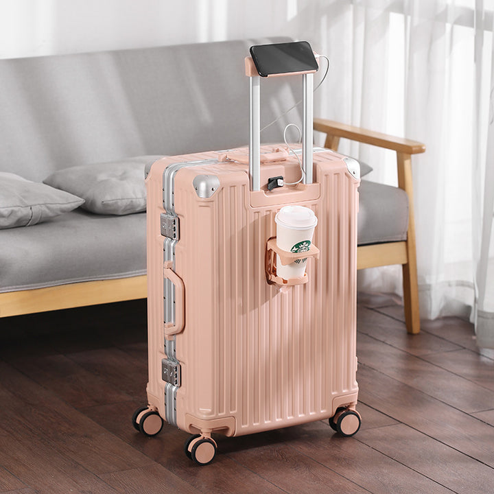 Unisex Smart Travel Suitcase with USB Charging Port Kalsten