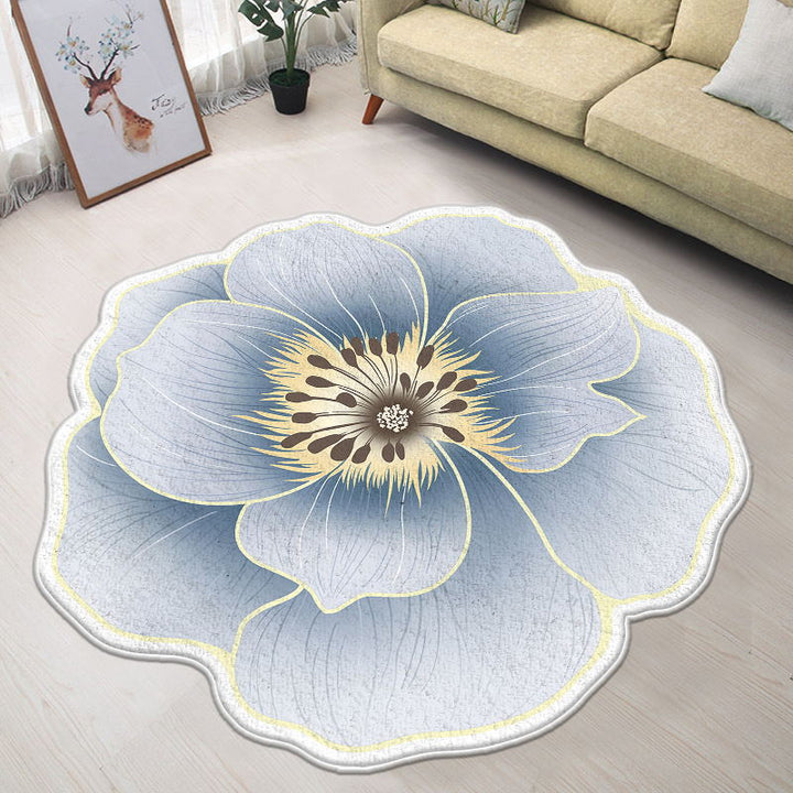 Floral-Inspired Decorative Mat