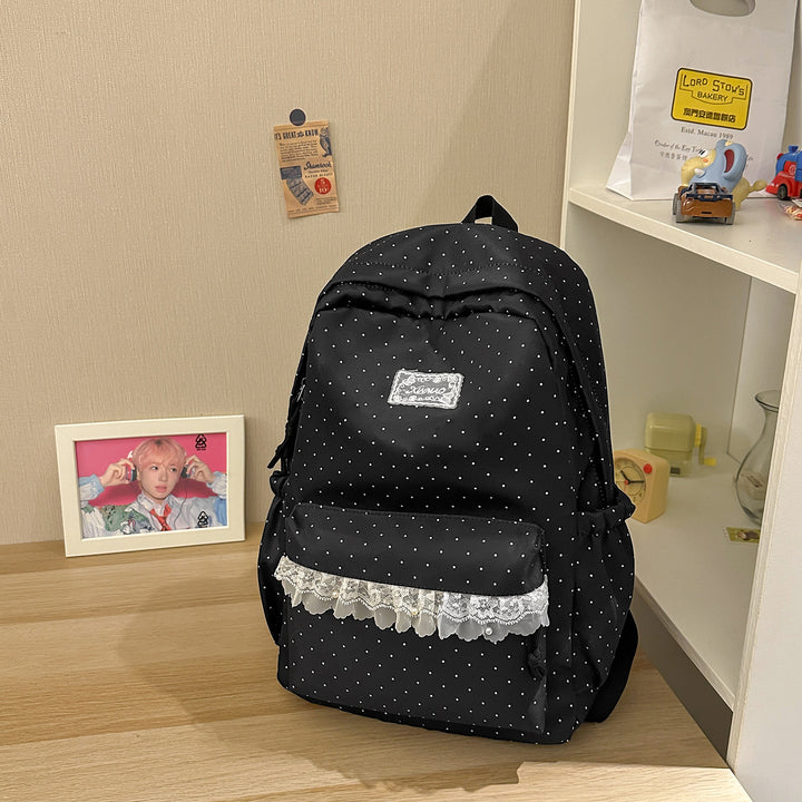 Cute Polka Dot Casual Backpack Kalsten