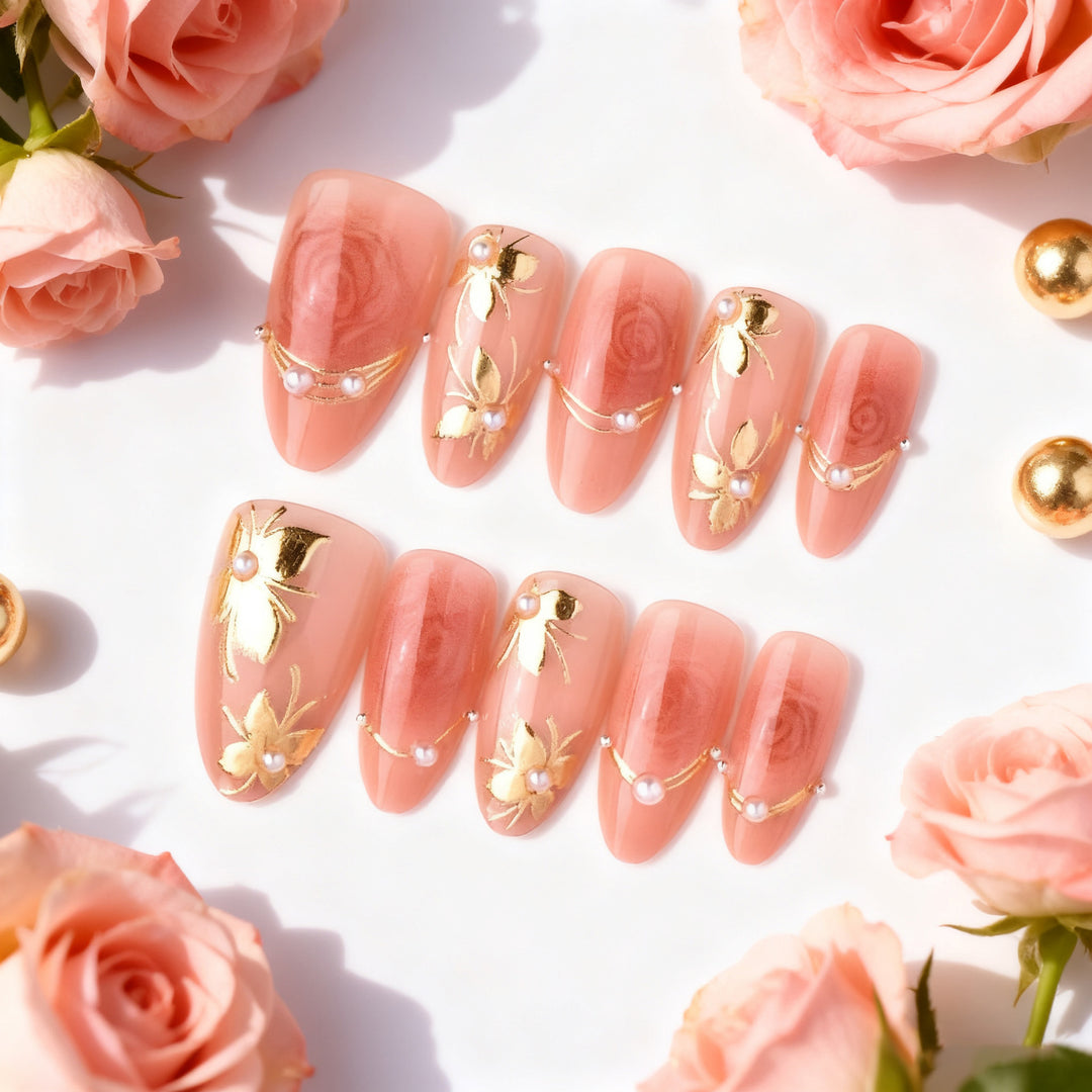 Floral Artisan Press-On Nail Set Kalsten