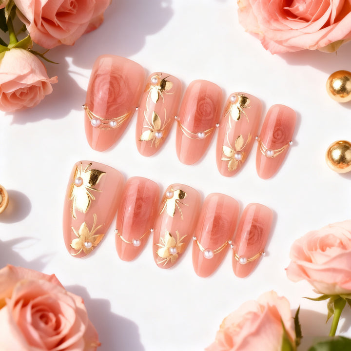 Floral Artisan Press-On Nail Set Kalsten