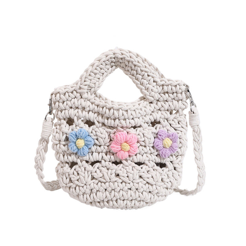 Floral Crochet Handbag