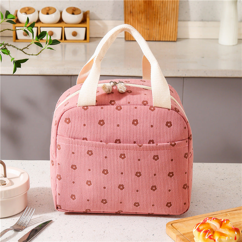 Insulated Strawberry Print Lunch Cooler Bag Kalsten