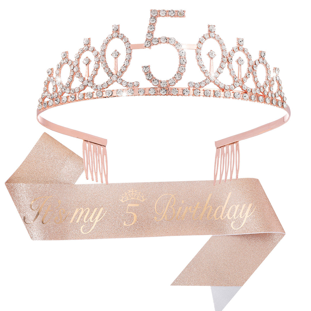 Ladies Crystal Princess Crown with 30 & Fabulous lettering Kalsten