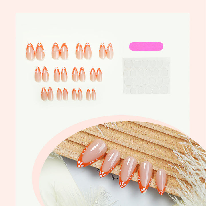 Decorative Stiletto Press-On Nail Set kalsten