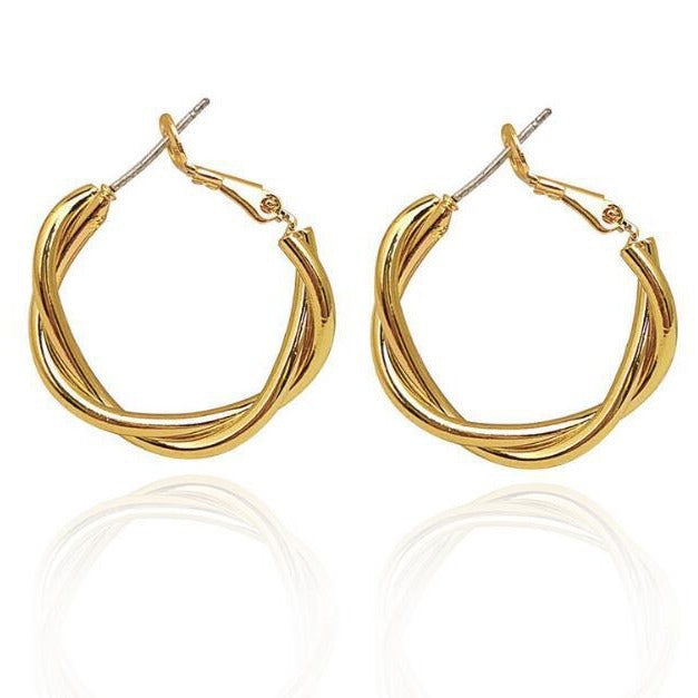 Elegant Spiral Earrings Made of High-Quality Metal Kalsten